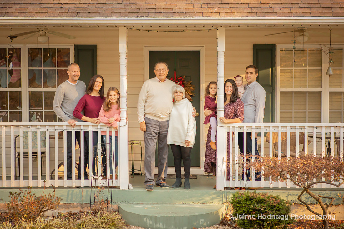 Extended Family Photo Session With Grandparents and Grandkids | Asheville Photographer