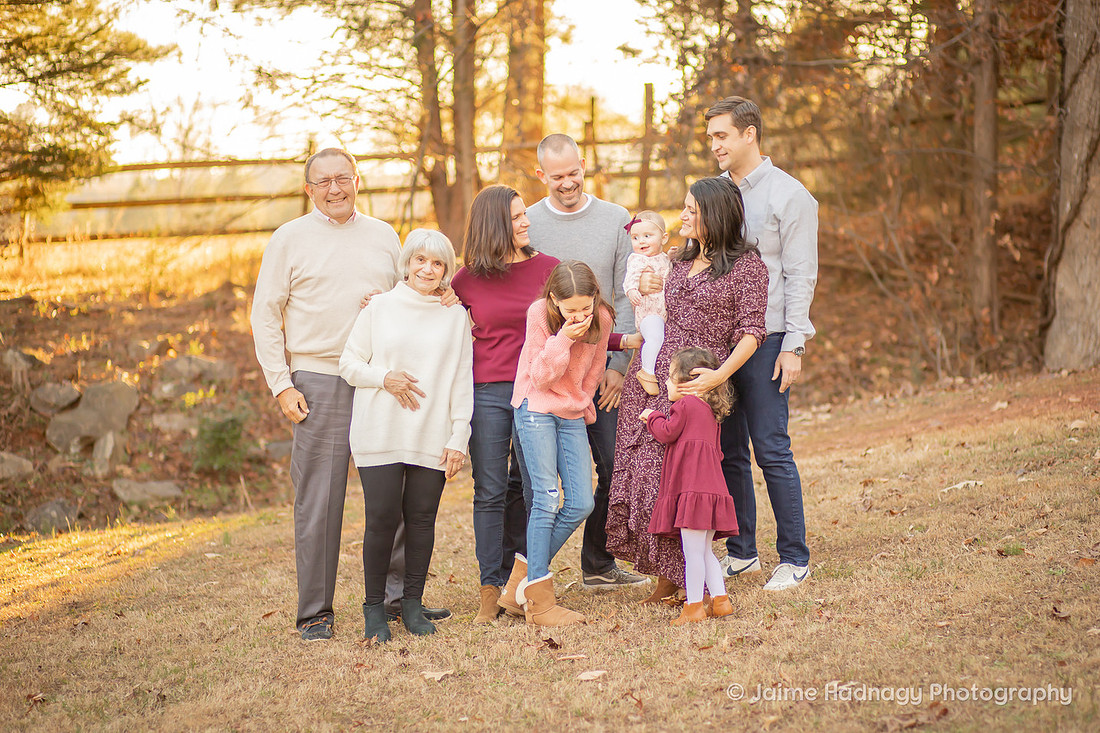 Extended Family Photo Session With Grandparents and Grandkids | Asheville Photographer