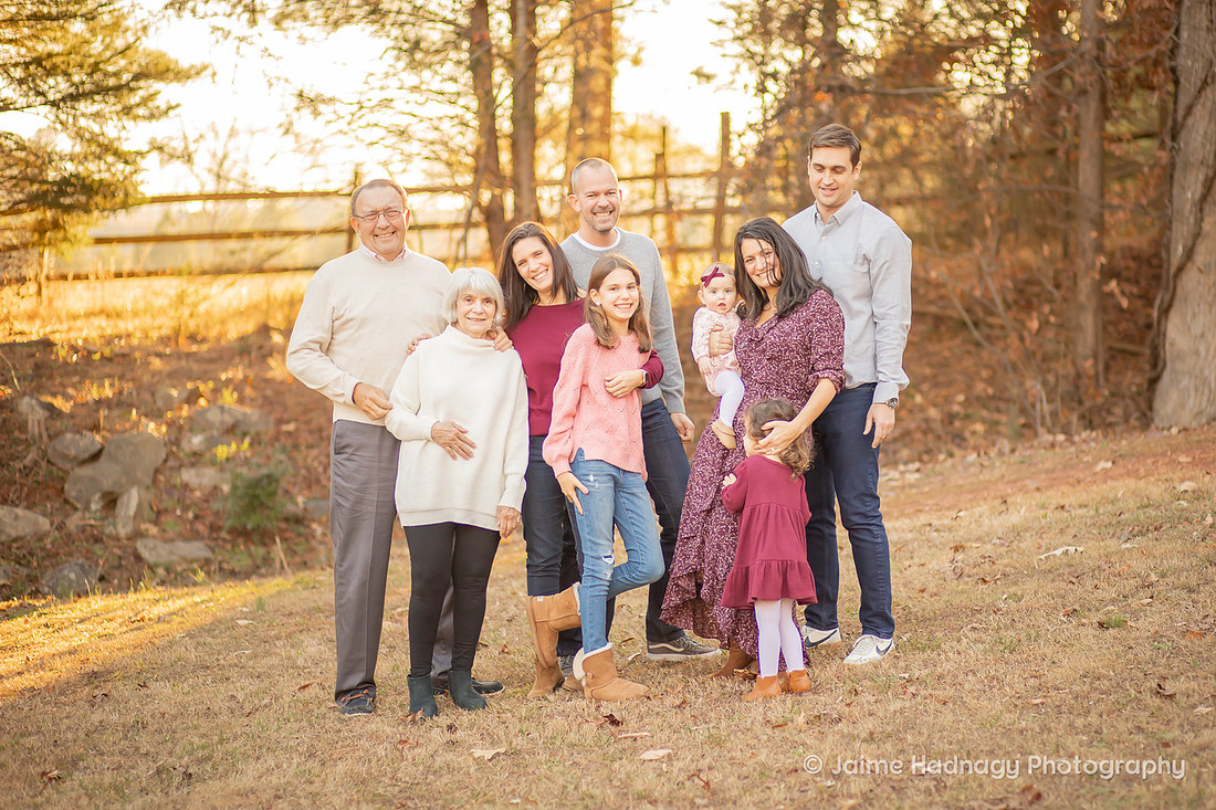 Extended Family Photo Session With Grandparents and Grandkids | Asheville Photographer