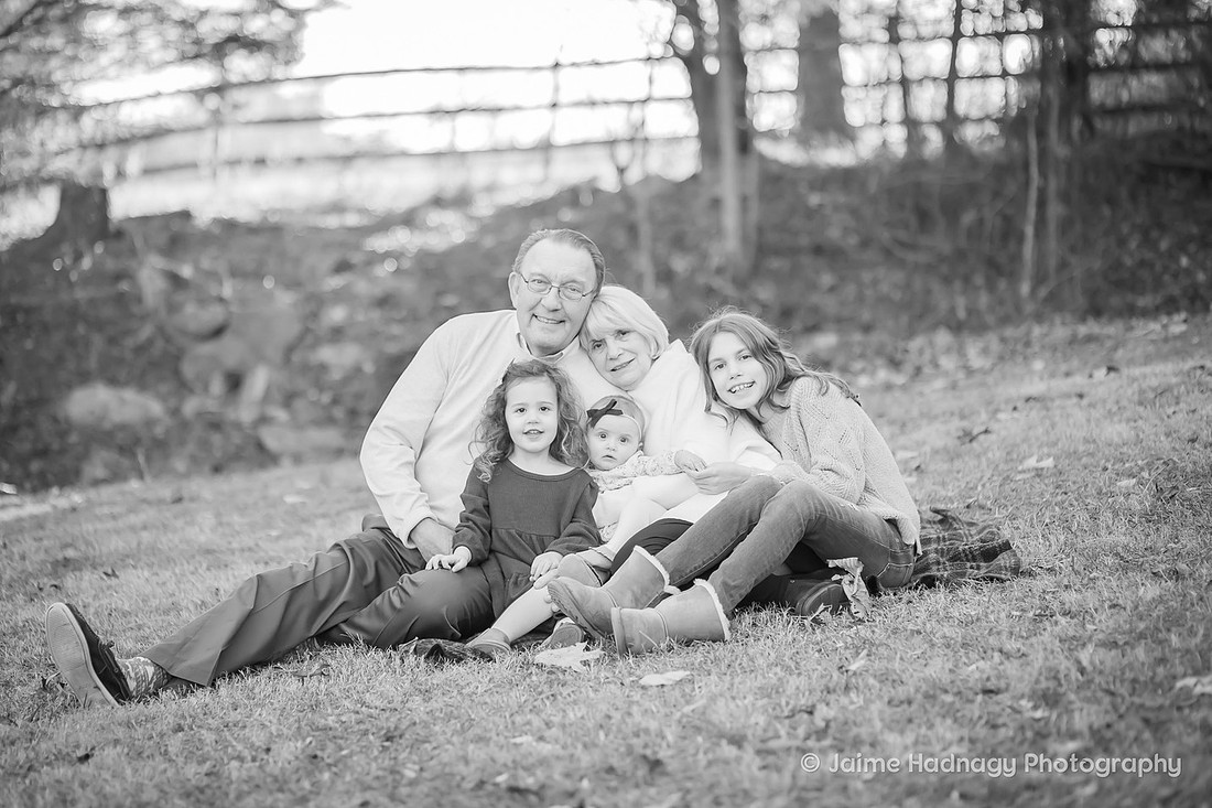 Extended Family Photo Session With Grandparents and Grandkids | Asheville Photographer