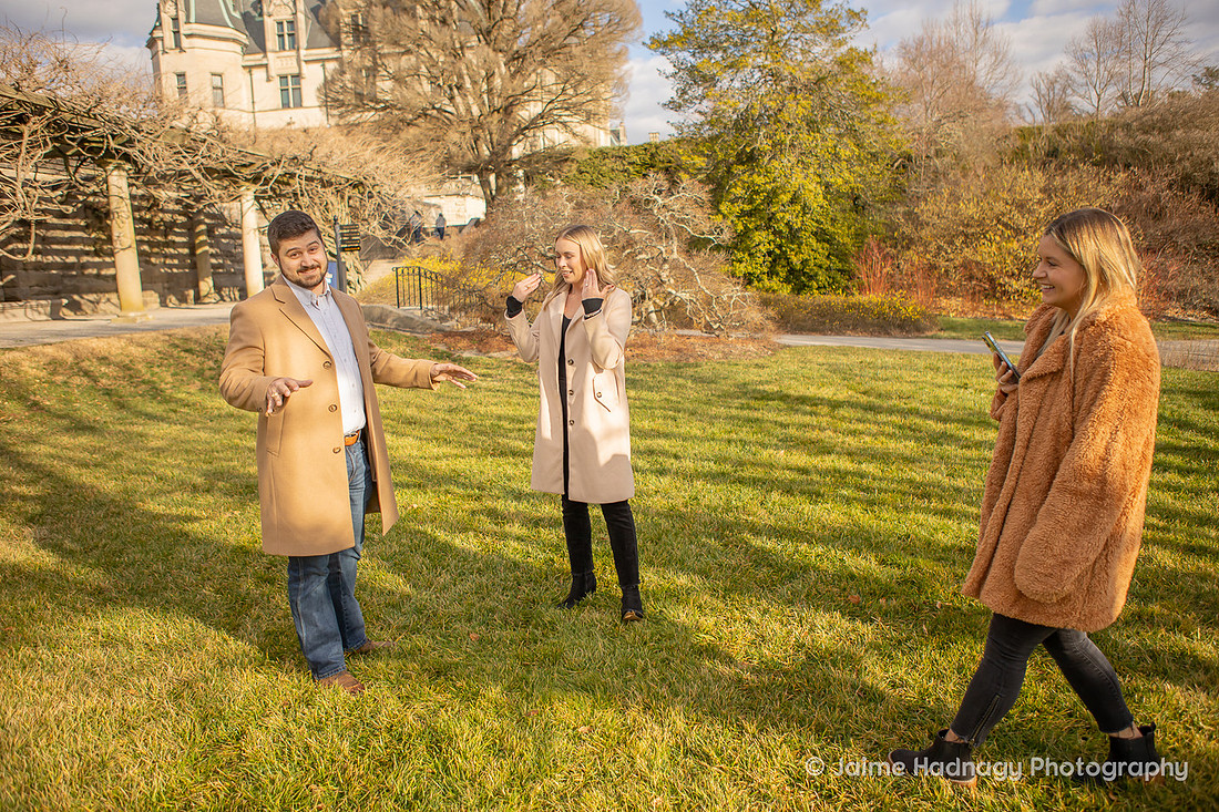 Surprise Proposal Photoshoot at The Biltmore Estate | Asheville Photographer