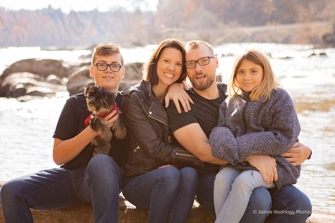 Asheville Family Photography by the French Broad River