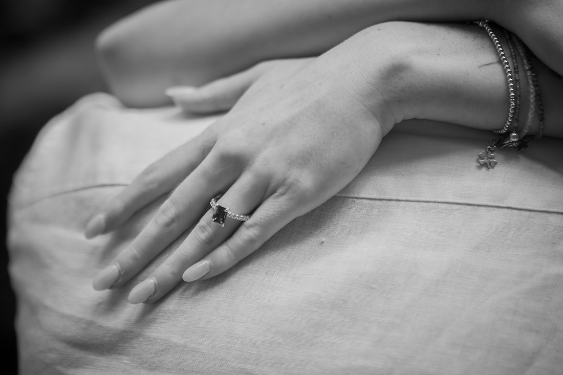 Proposing to your girlfriend at Looking Blass Falls | Asheville Engagement Photographer