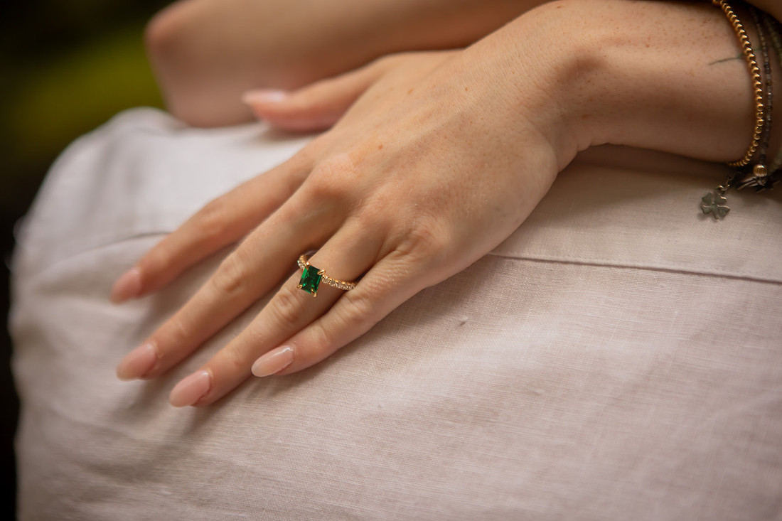 Getting Engaged at Looking Glass Falls | WNC Photographer