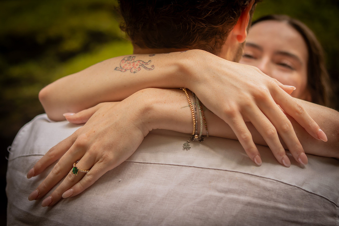 Proposing to your girlfriend at Looking Blass Falls | Asheville Engagement Photographer