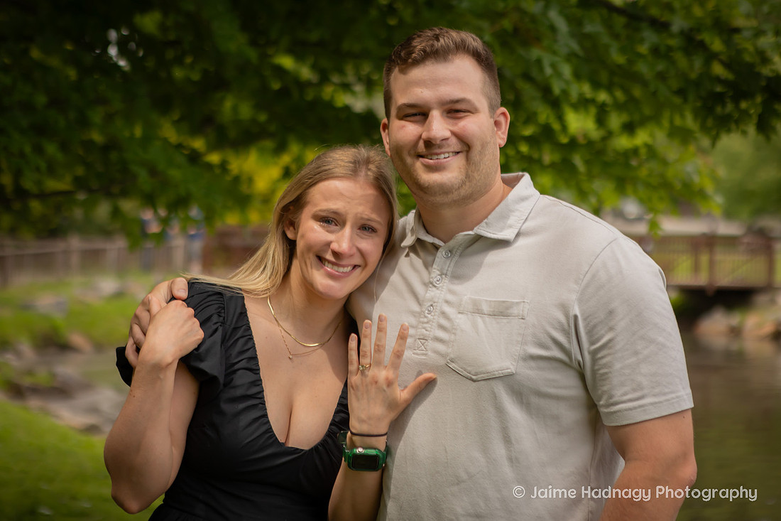 Engagement Photography at Lake Tomahawk In Black Mountain NC 