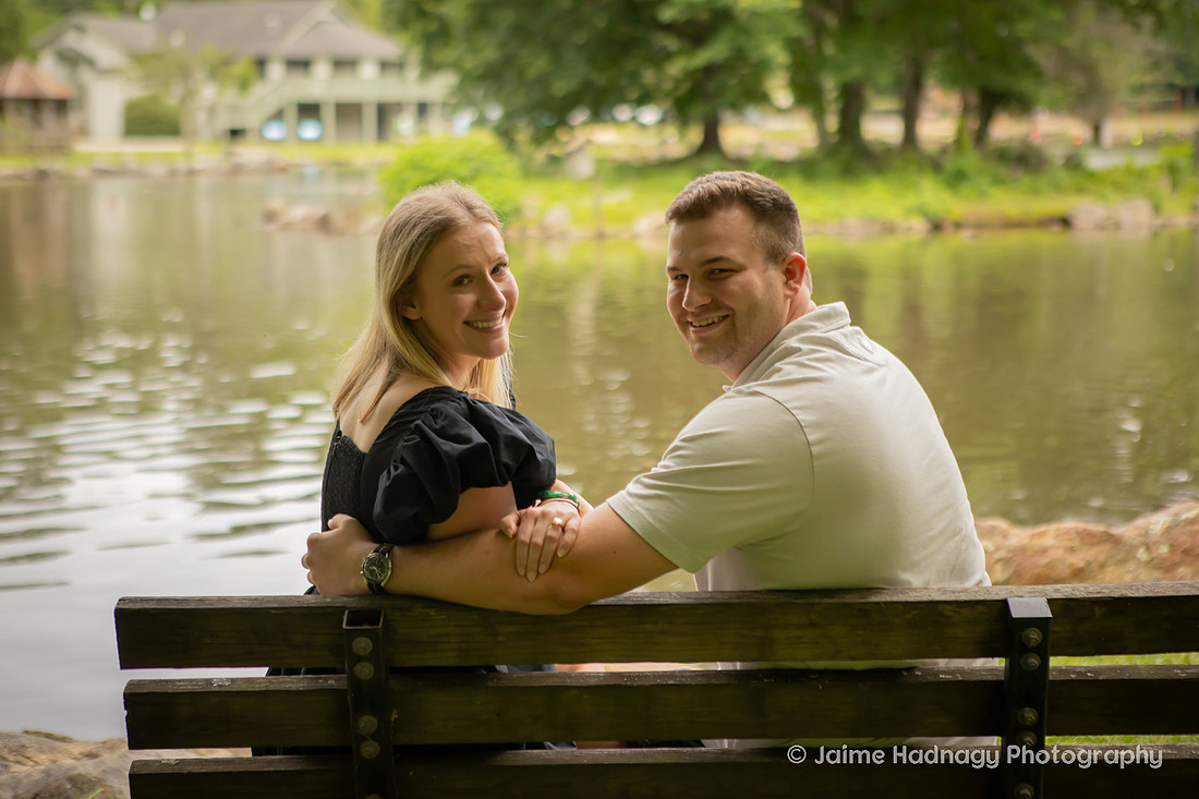 Engagement Photography at Lake Tomahawk In Black Mountain NC 