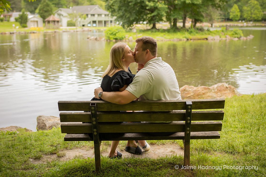 Engagement Photography at Lake Tomahawk In Black Mountain NC 
