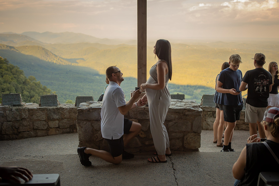 Proposing to Girlfriend at Pretty Place aka Fred Simms Chapel