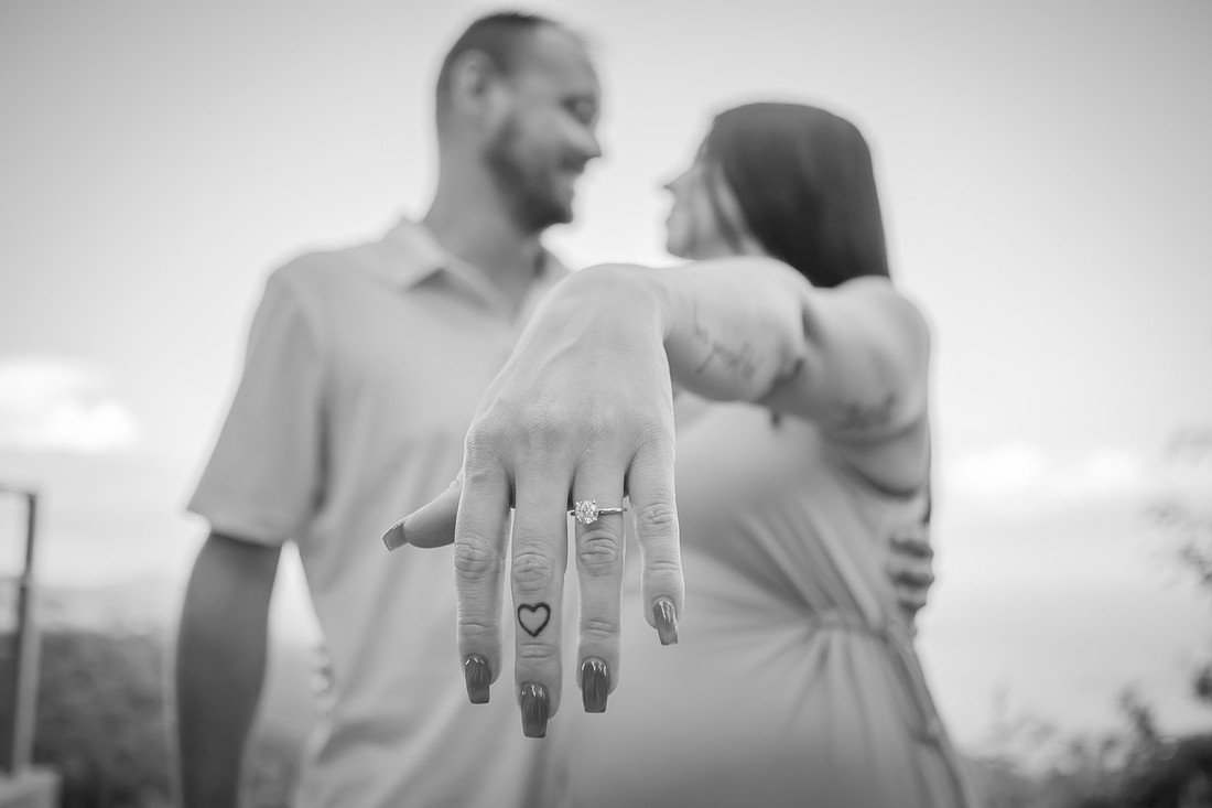 Engagement Photos at Pretty Place | Asheville Proposal Photographer