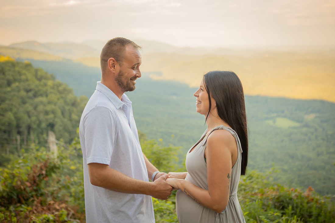 Engagement Photos at Pretty Place | Asheville Proposal Photographer