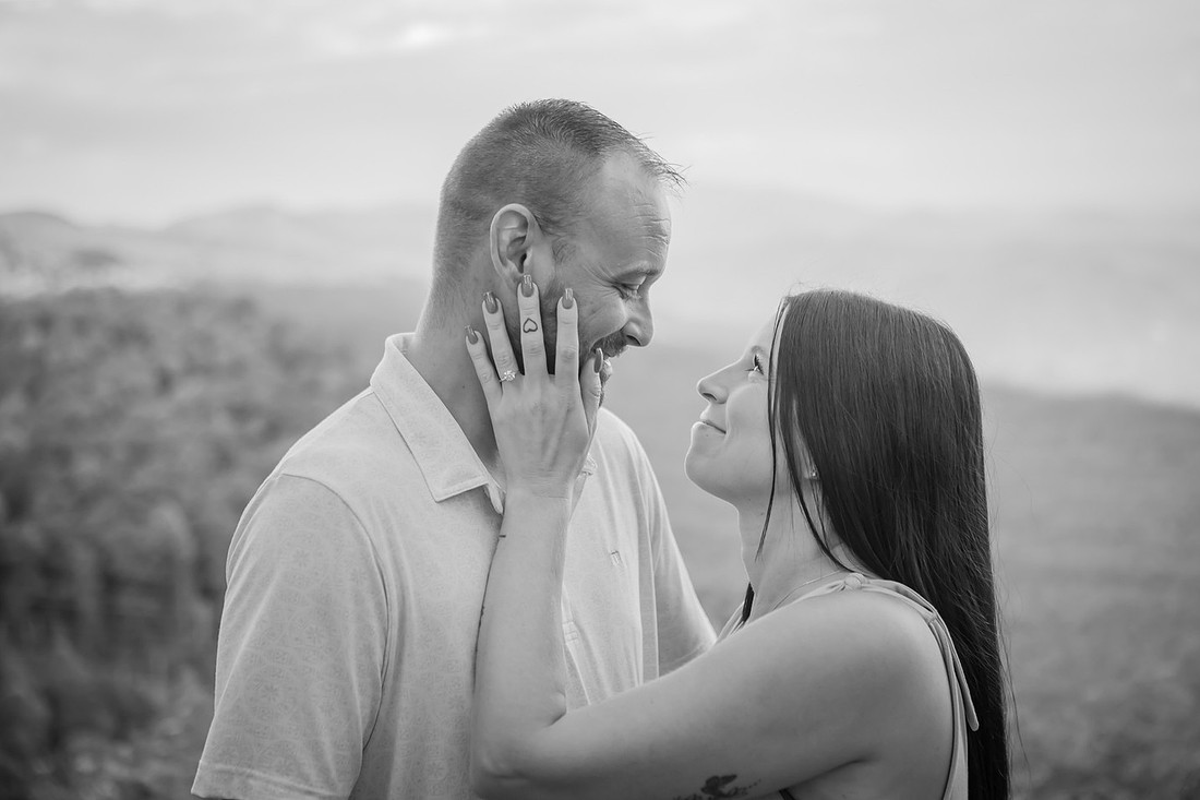 Engagement Photos at Pretty Place | Asheville Proposal Photographer