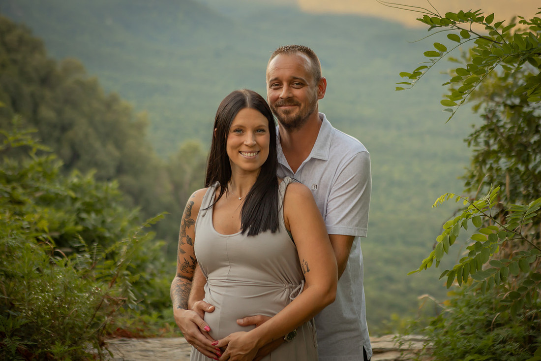Engagement Photos at Pretty Place | Asheville Proposal Photographer