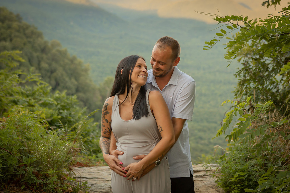 Engagement Photos at Pretty Place | Asheville Proposal Photographer