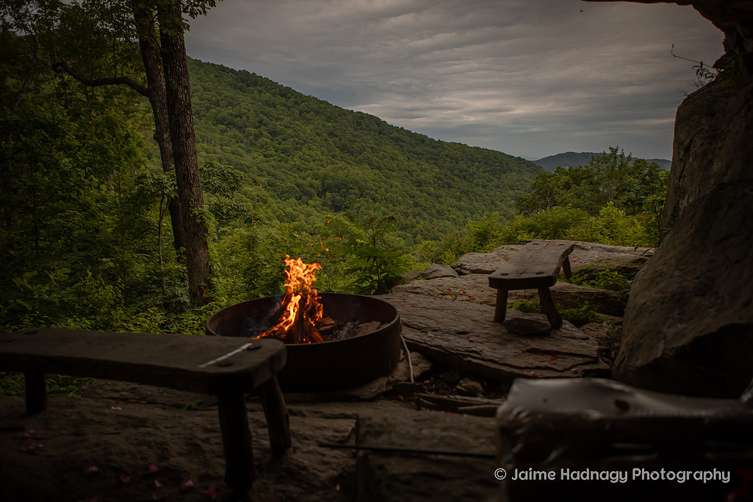 Surprise Tiny House Proposal at Raven Rock | Asheville Engagement Photographer