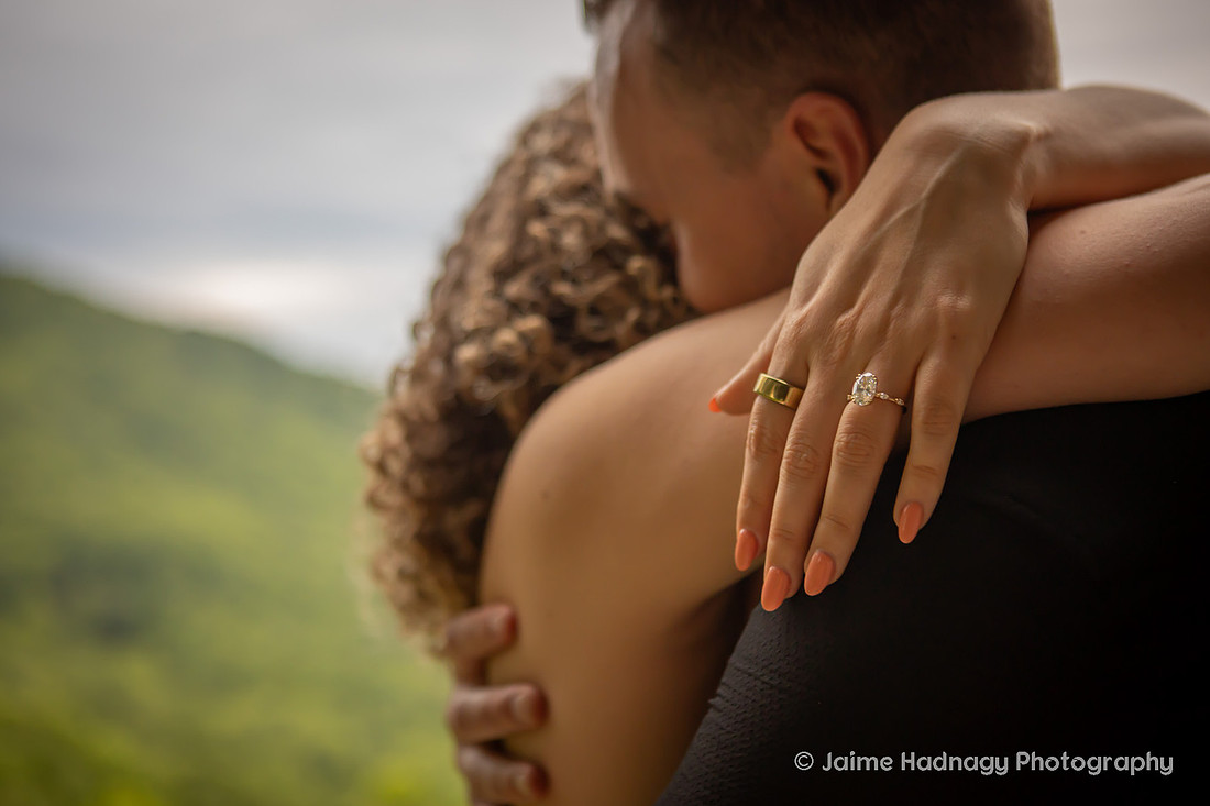Raven Rock TIny House Proposal Photographer | Hendersonville Engagement 