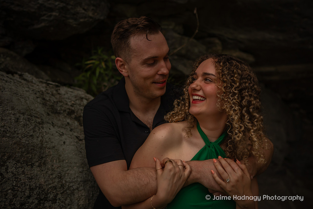 Raven Rock TIny House Proposal Photographer | Hendersonville Engagement 