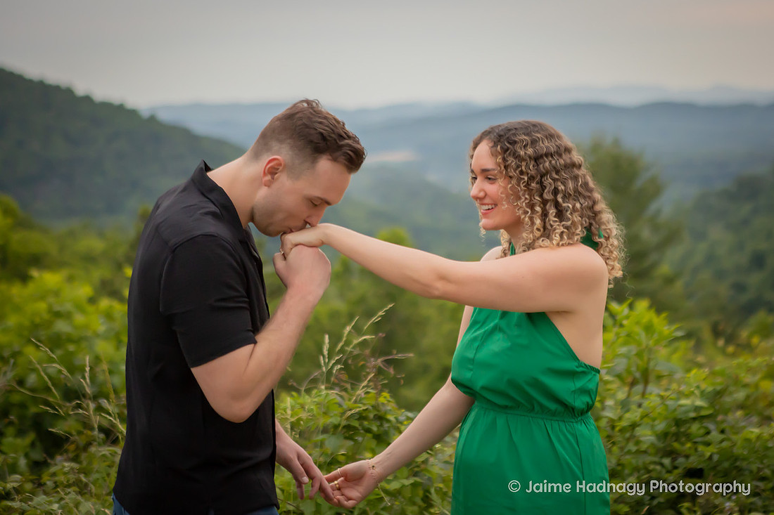 Epic Proposal at Raven Rock | Fletcher Engagement Photographer
