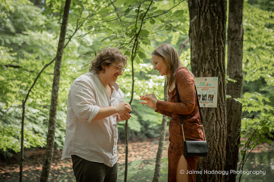Forest Proposal in Montreat Black Mountain NC | Engagement Photographer