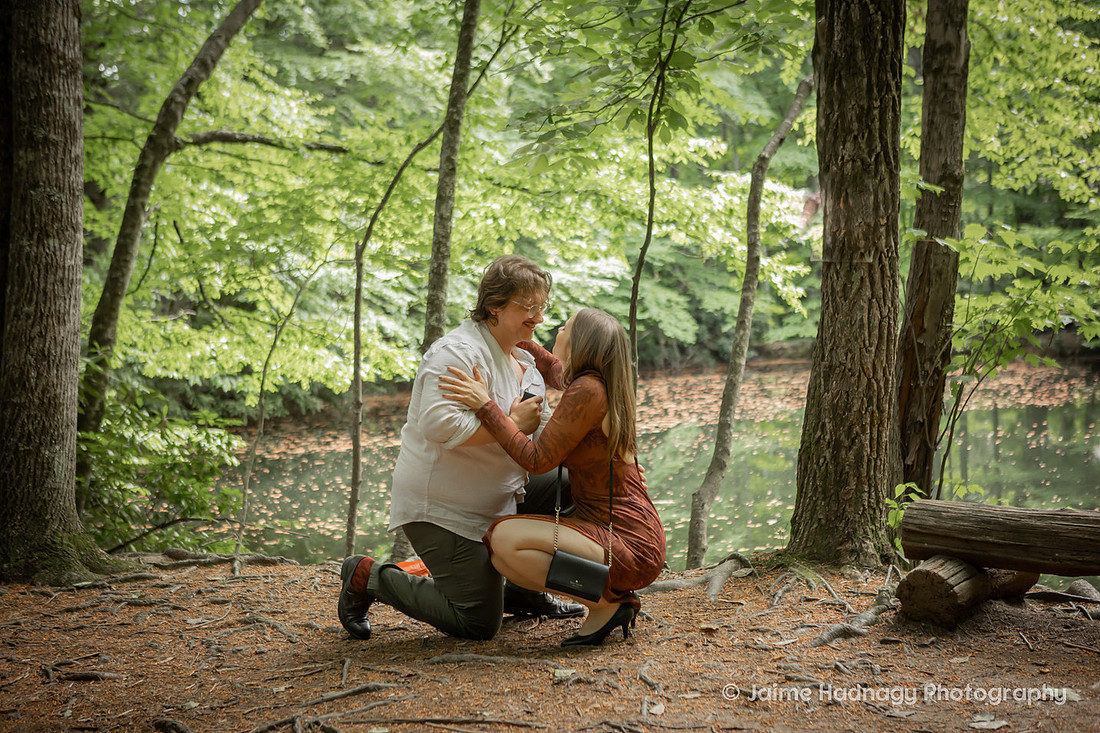 Forest Proposal in Montreat Black Mountain NC | Engagement Photographer