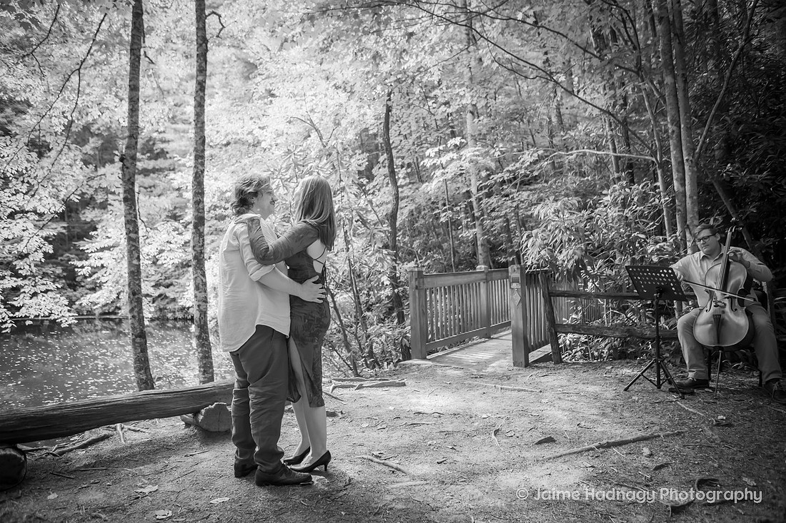 Double Surprise Proposal in the Forest | Asheville Engagement Photographer