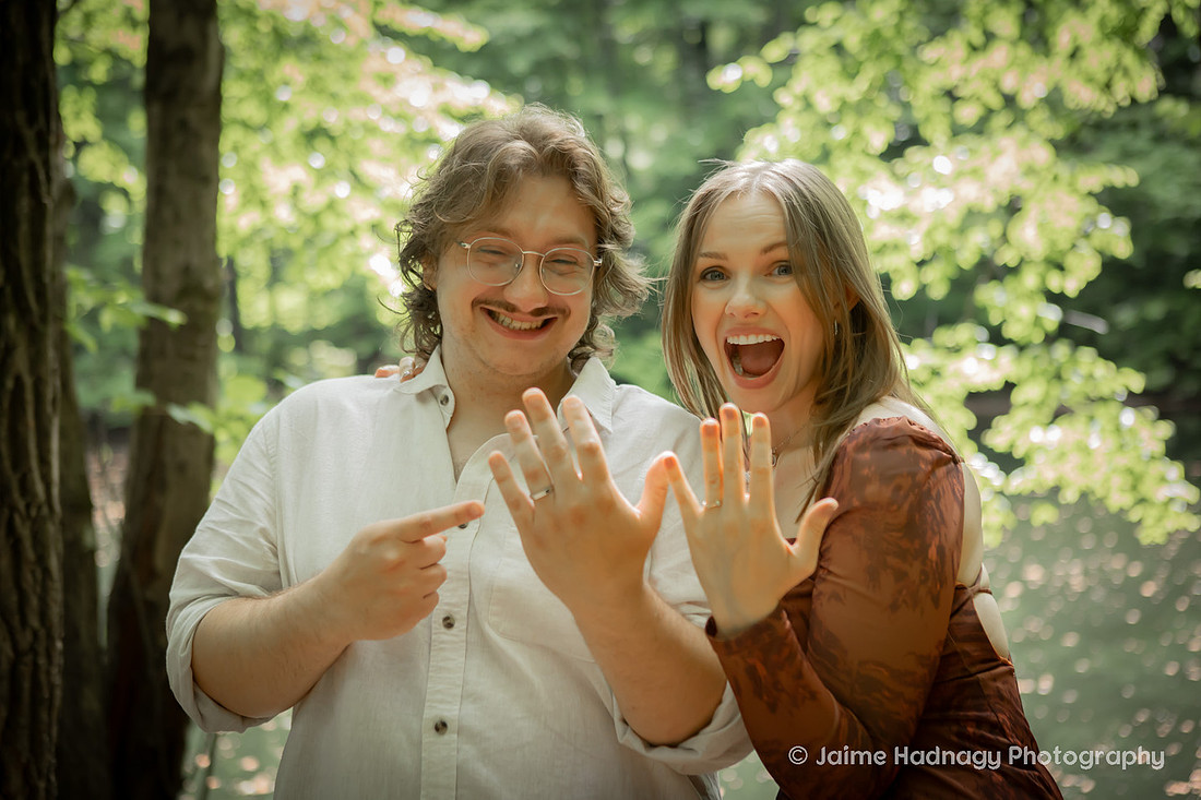 Double Engagement in Black Mountain NC | Asheville Proposal Photographer