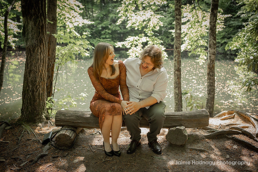 Double Engagement in Black Mountain NC | Asheville Proposal Photographer