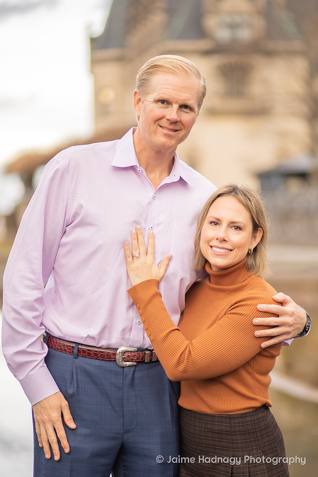 Asheville Engagement Photos at Biltmore House