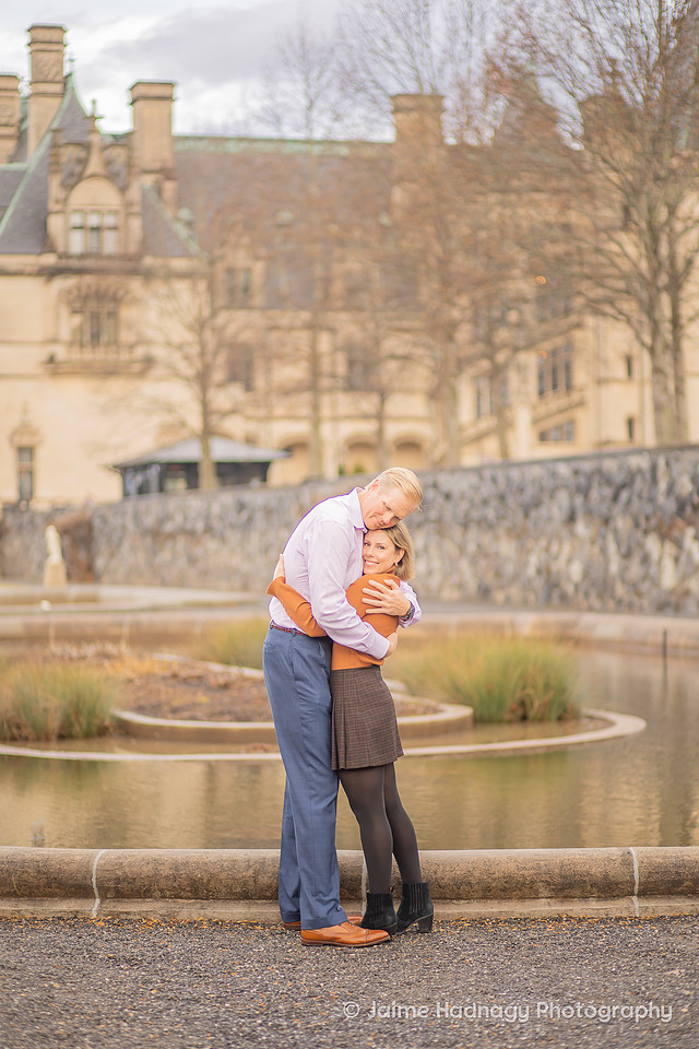 Beautiful Engagement Photos at Biltmore Estate in Asheville, NC