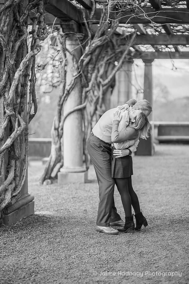 Couples photos in Asheville at The Biltmore House | Engagement Photographer