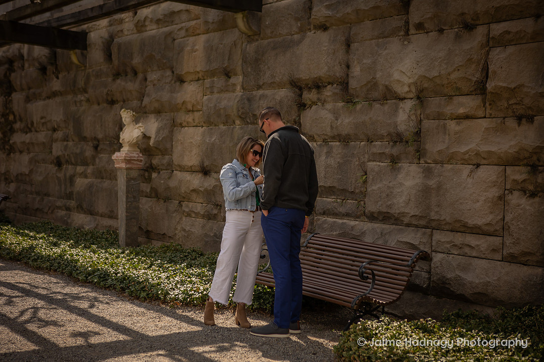 Proposal Photography at the Pergola at Biltmore Estate
