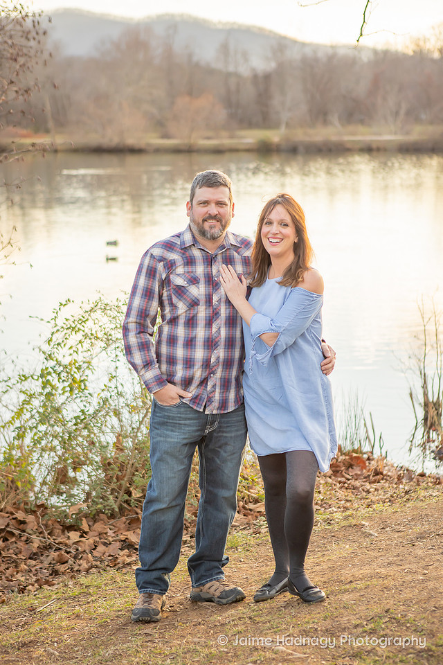 Outdoor Family Photography at Owen Park In Asheville with Dog