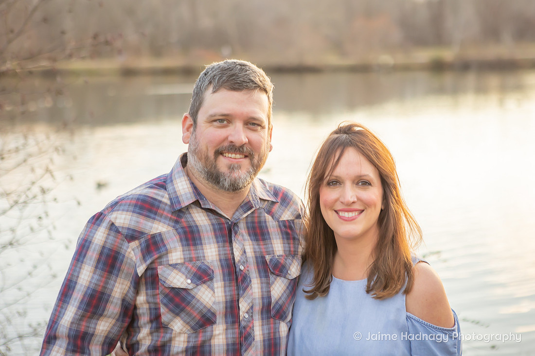 Outdoor Family Photography at Owen Park In Asheville with Dog