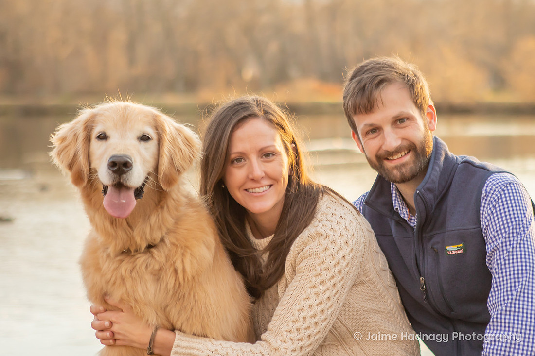 Extended Family Photography in Asheville with kid and dog