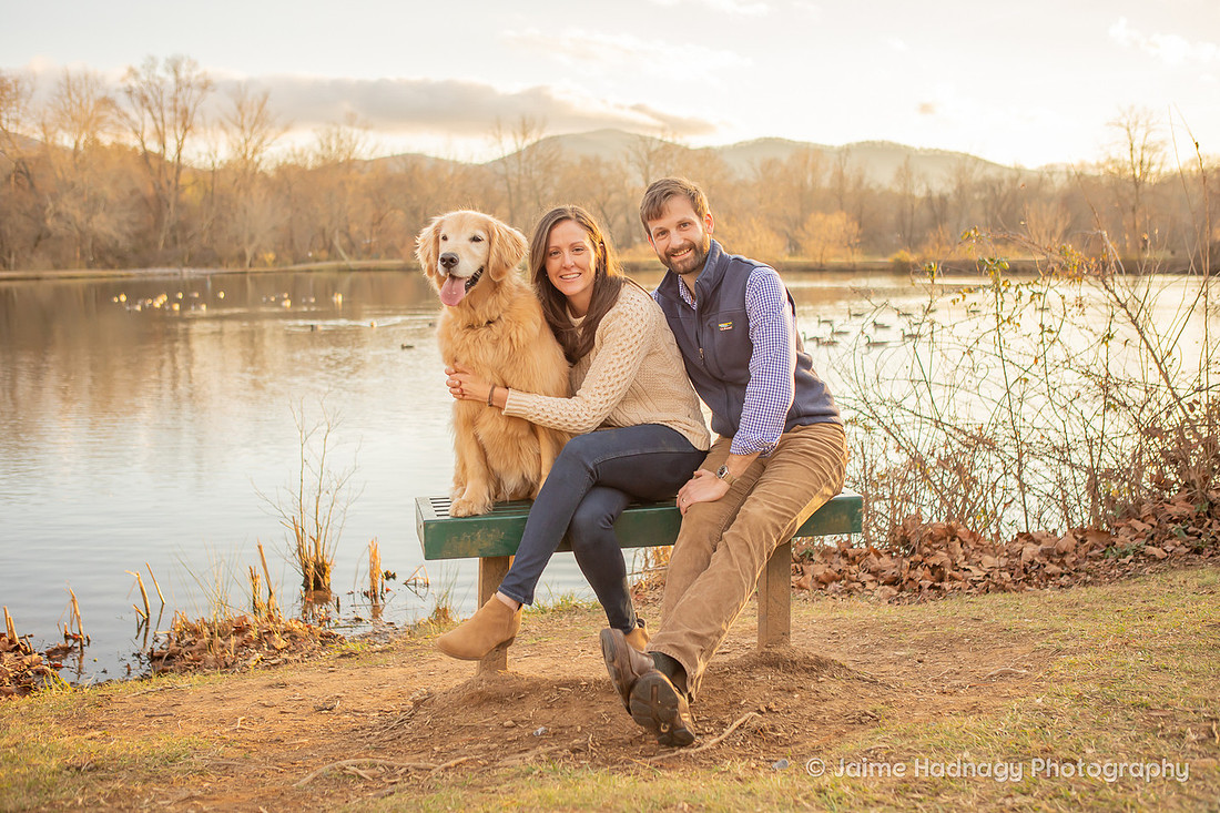 Extended Family Photography in Asheville with kid and dog