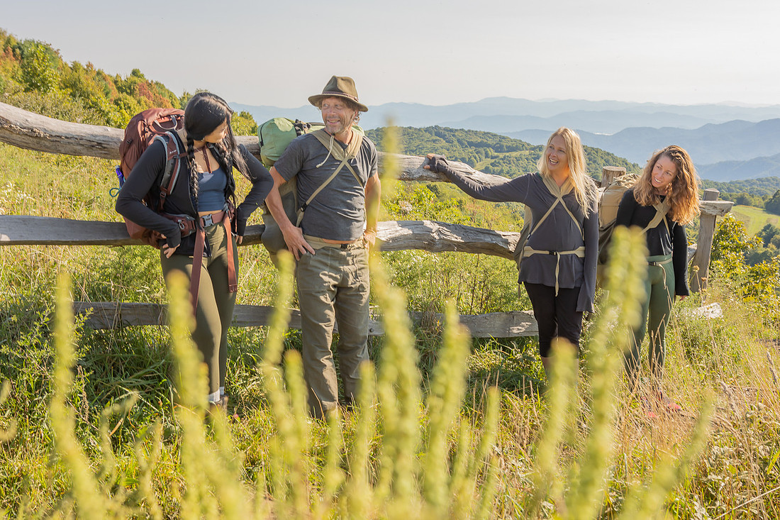 Non toxic outdoor gear photoshoot in the Mountains | Asheville Commercial Photographer