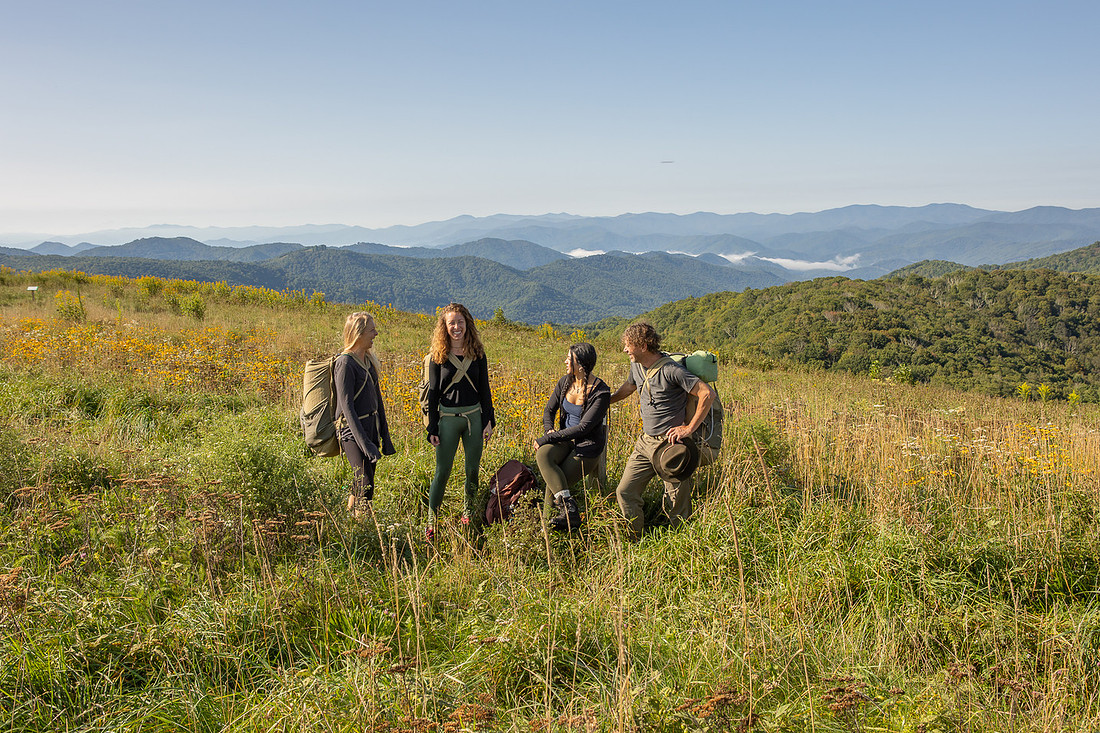 Non toxic outdoor gear photoshoot in the Mountains | Asheville Commercial Photographer