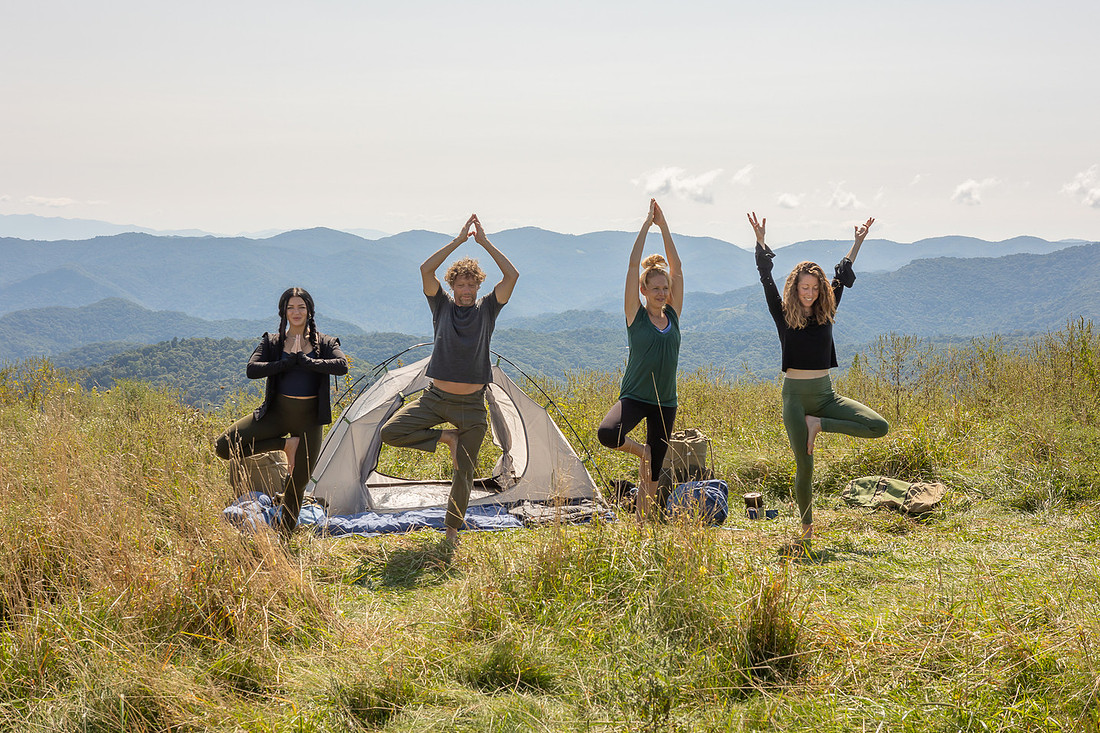 Merino Wool Sleeping Bag Camping in The Mountains