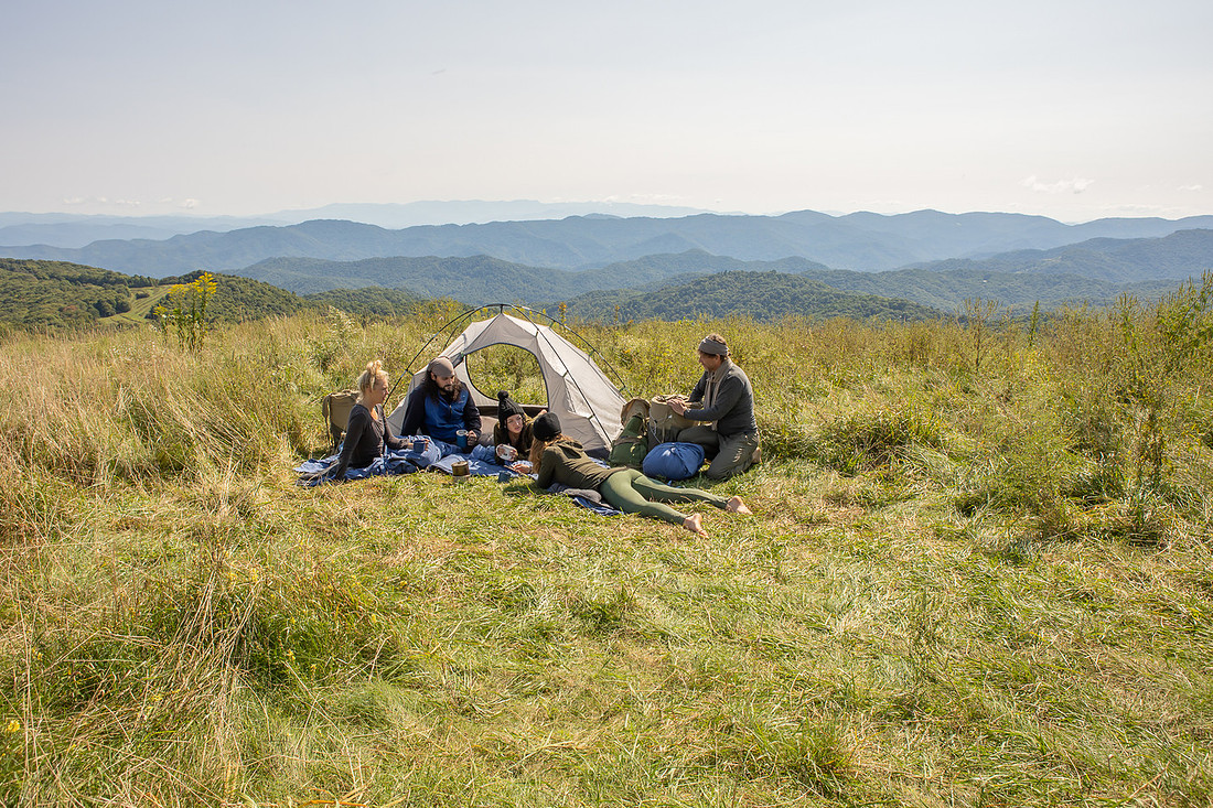 Camping Photoshoot for Lucky Sheep Outdoor Gear | Asheville Commercial Photographer