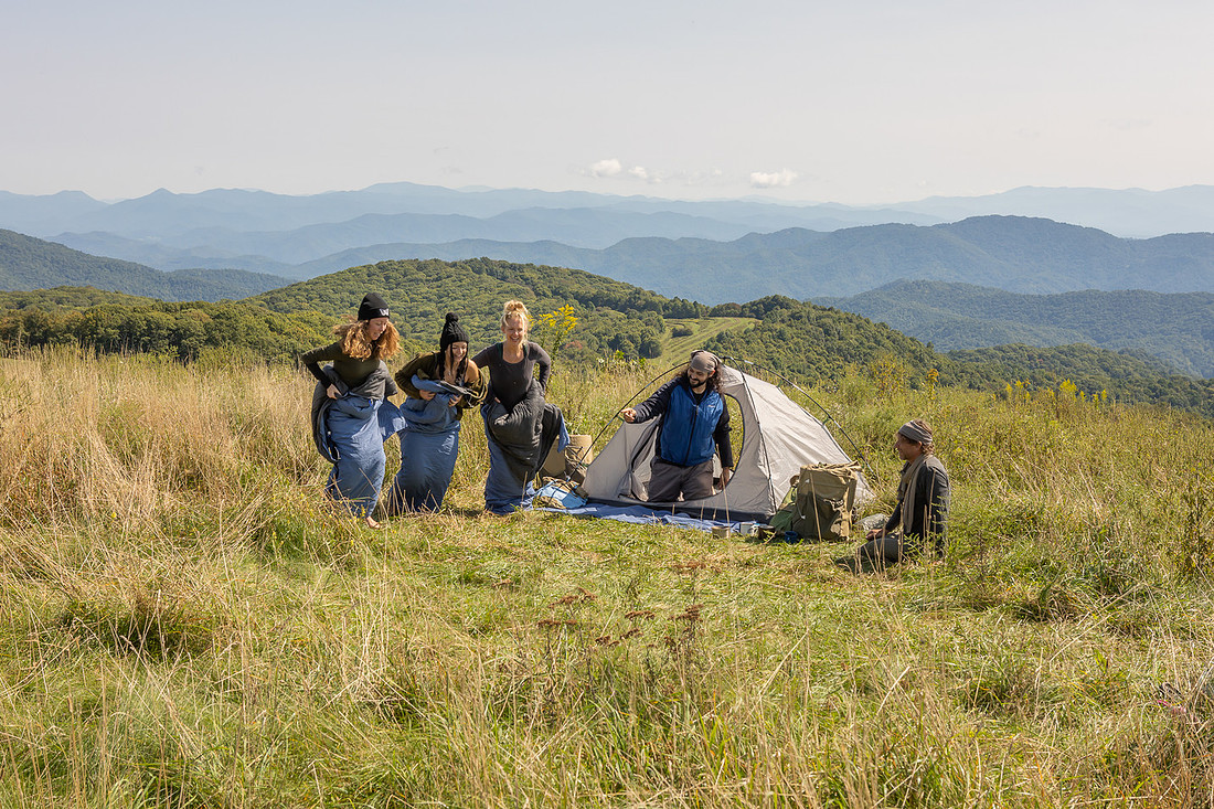 Camping Photoshoot for Lucky Sheep Outdoor Gear | Asheville Commercial Photographer