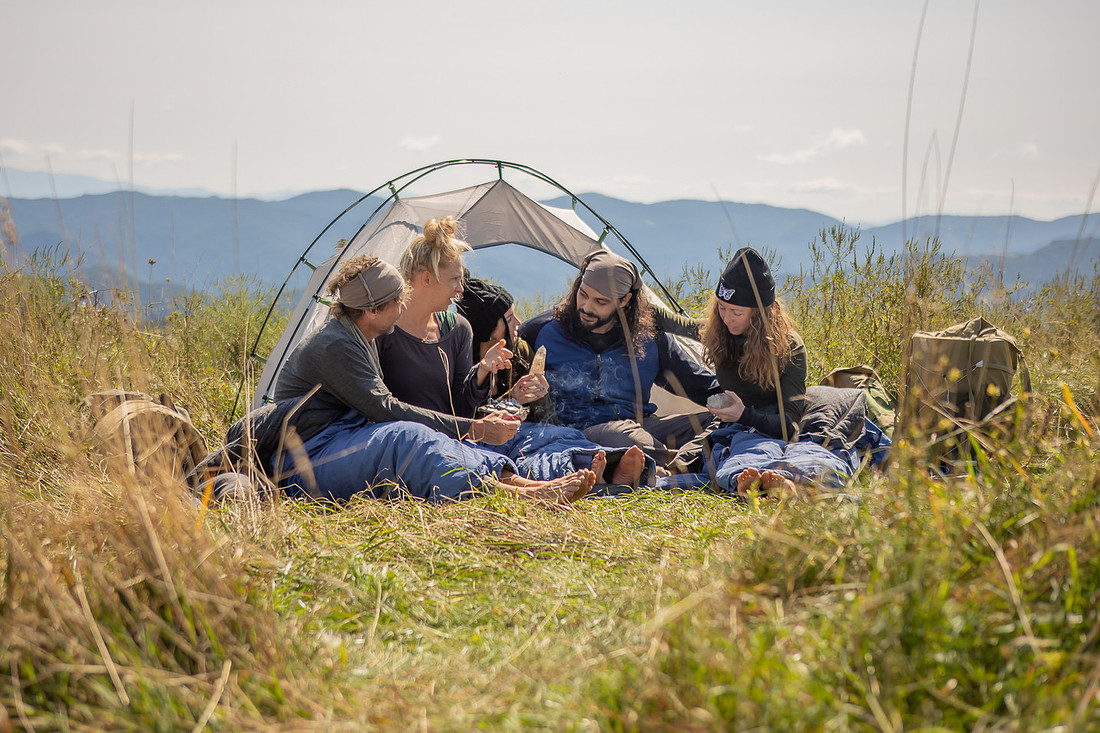Camping Photoshoot for Lucky Sheep Outdoor Gear | Asheville Commercial Photographer