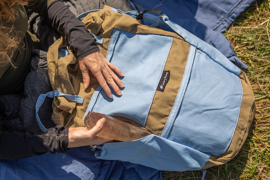 Natural Non Toxic Outdoor Hiking Camping Gear by Lucky Sheep | Asheville Natural Light Photographer