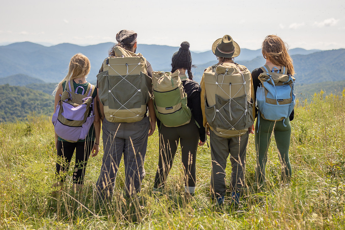 Natural Non Toxic Outdoor Hiking Camping Gear by Lucky Sheep | Asheville Natural Light Photographer