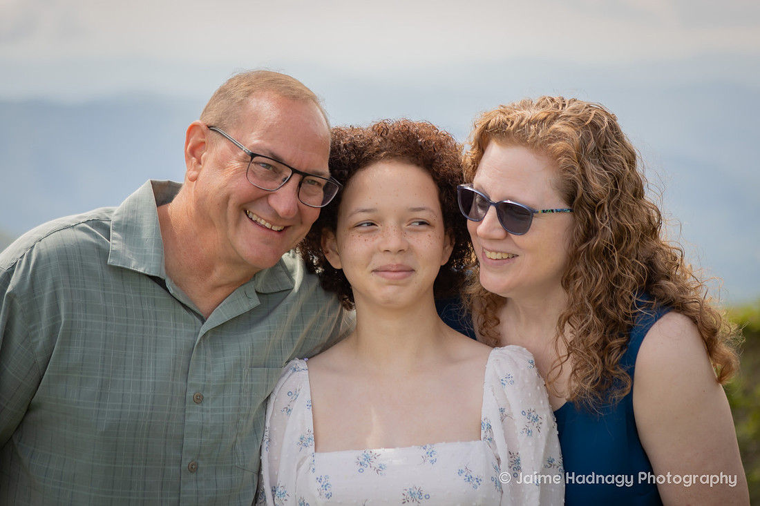 Family Portraits on a Hike in the Mountains of Western NC | Asheville Family Photographer