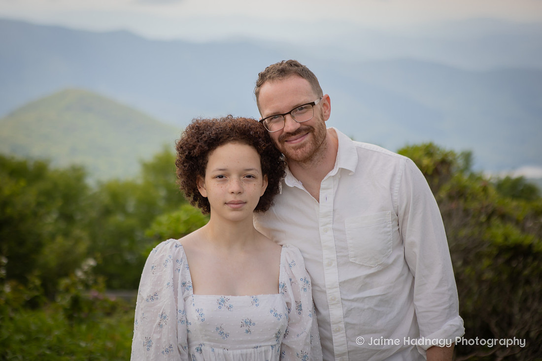 Family Portraits on a Hike in the Mountains of Western NC | Asheville Family Photographer