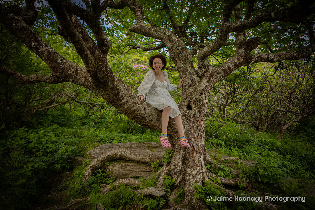 Family Portraits on a Hike in the Mountains of Western NC | Asheville Family Photographer