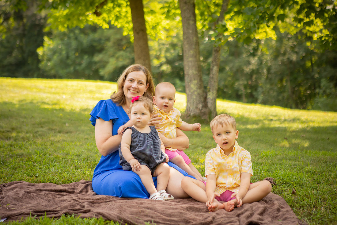 Vivid Family Portraits with Kids Toddlers