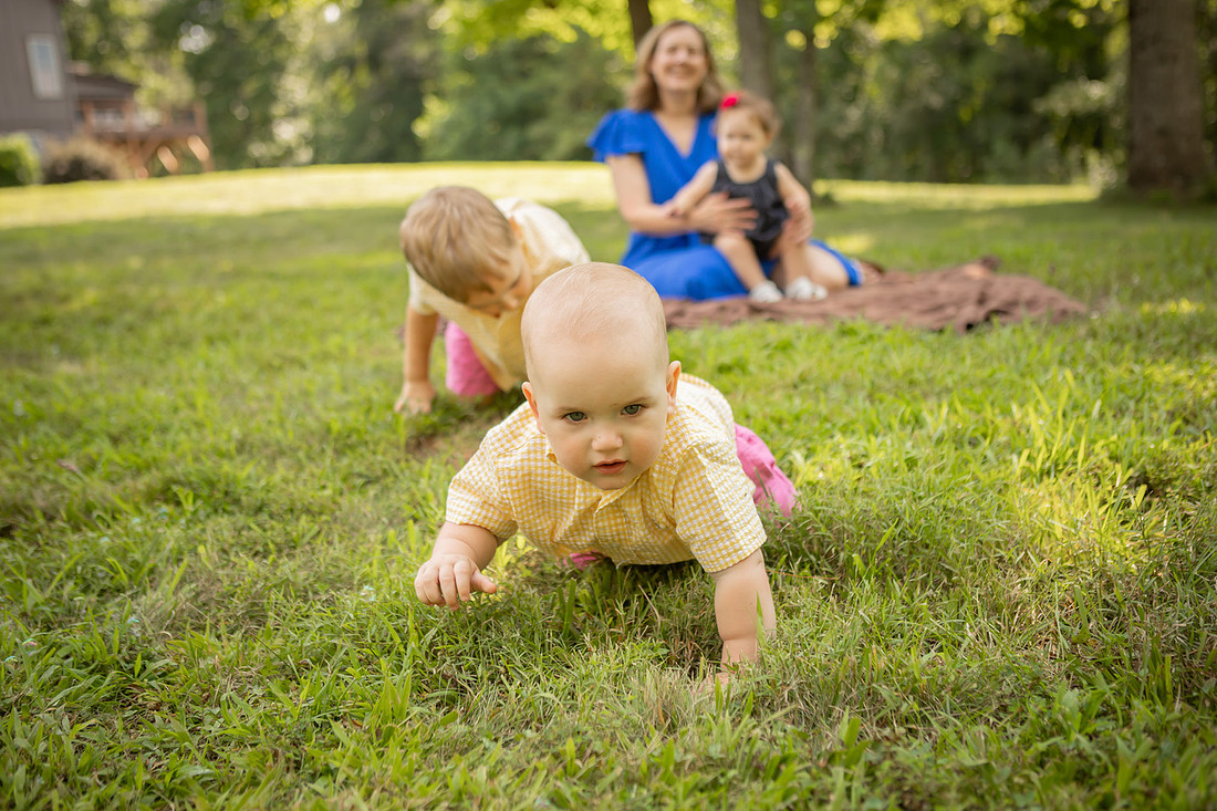 Vivid Family Portraits with Kids Toddlers