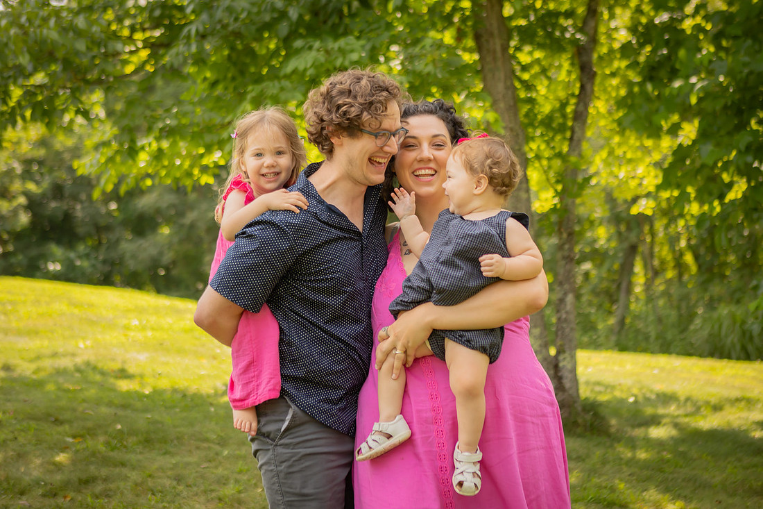 Vivid Family Portraits with Kids Toddlers
