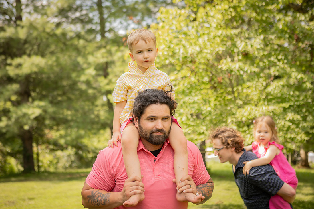Vivid Family Portraits with Kids Toddlers